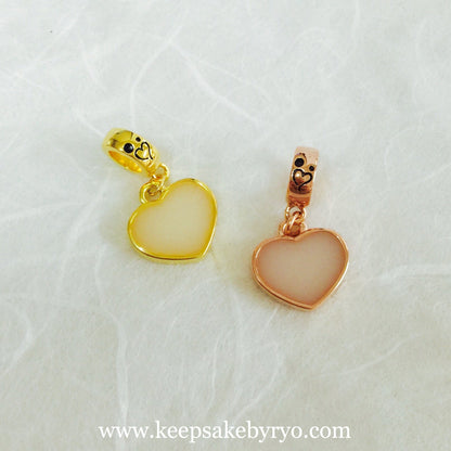 12MM HEART DANGLING CHARM