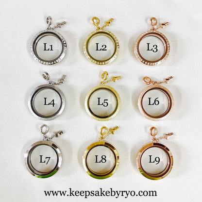 BIRTHSTONE SERIES GLASS LOCKETS