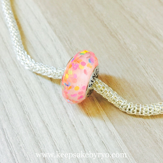 NEON RAINBOW CONFETTI EUROPEAN CHARM