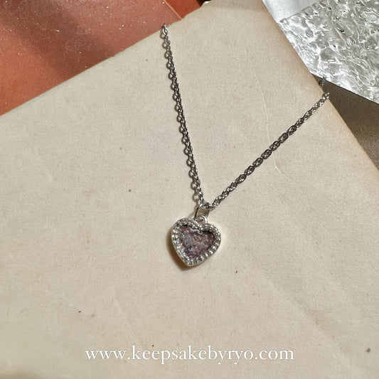 ASHES PETITE HEART PENDANT NECKLACE