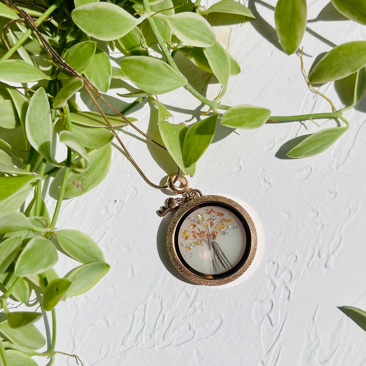 TREE OF LIFE GLASS LOCKET