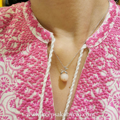 BALLOON DOG INCLUSION PEARL NECKLACE