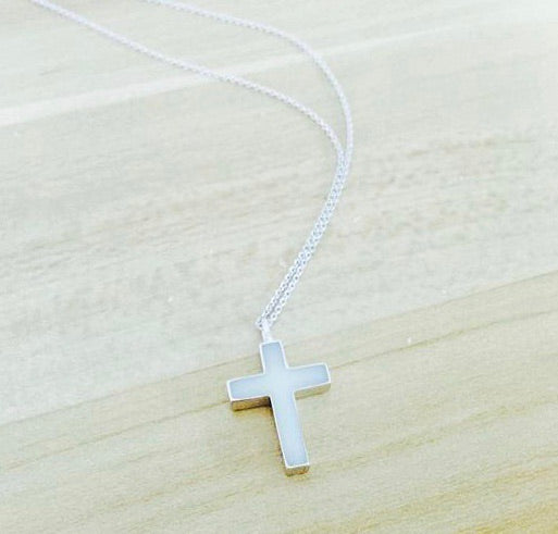 Gold cross necklace for on sale baby