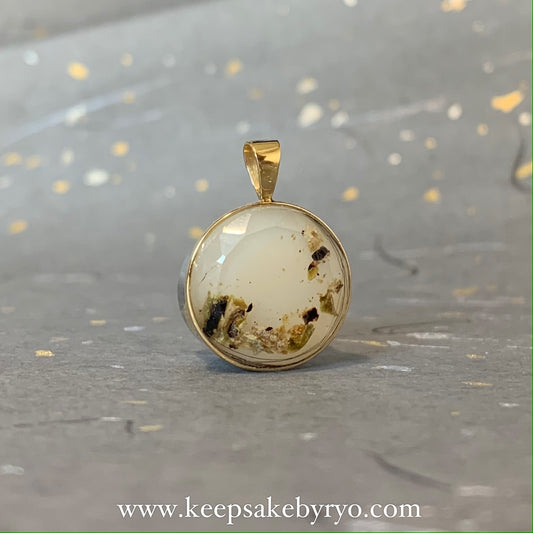 满月金 FULL MONTH GOLD & 百日金 100 DAYS GOLD: 16MM ROUND PENDANT