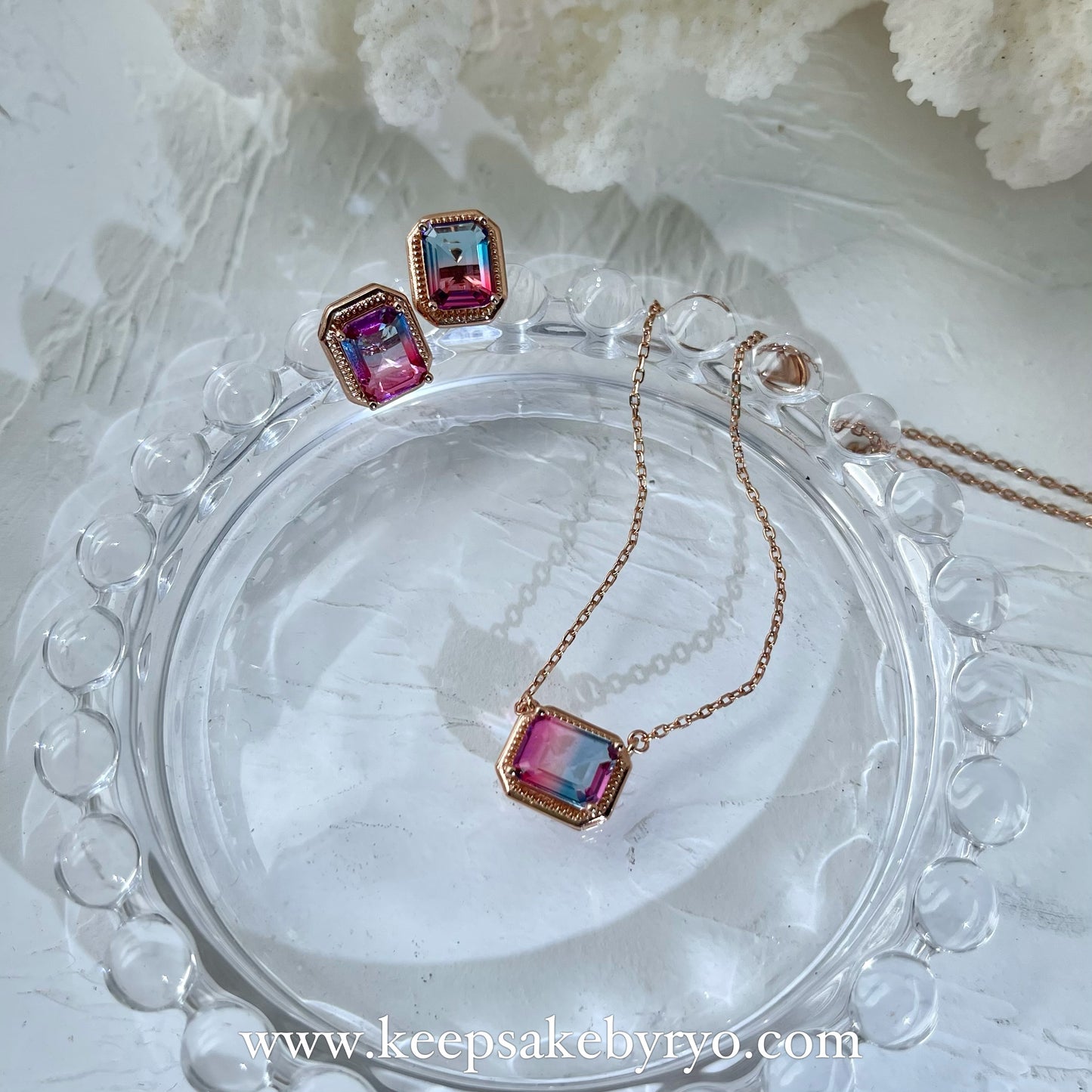 KEEPLETS COLLECTION: MERMAID TOURMALINE NECKLACE